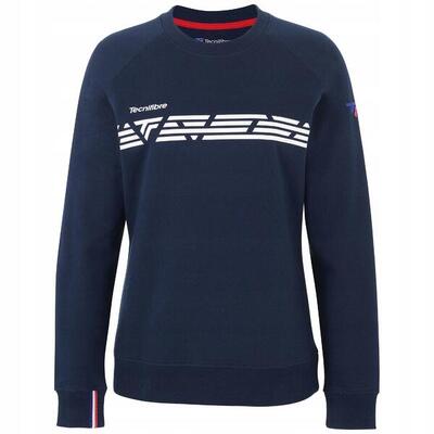 Women's navy tecnifibre sweat sweatshirt