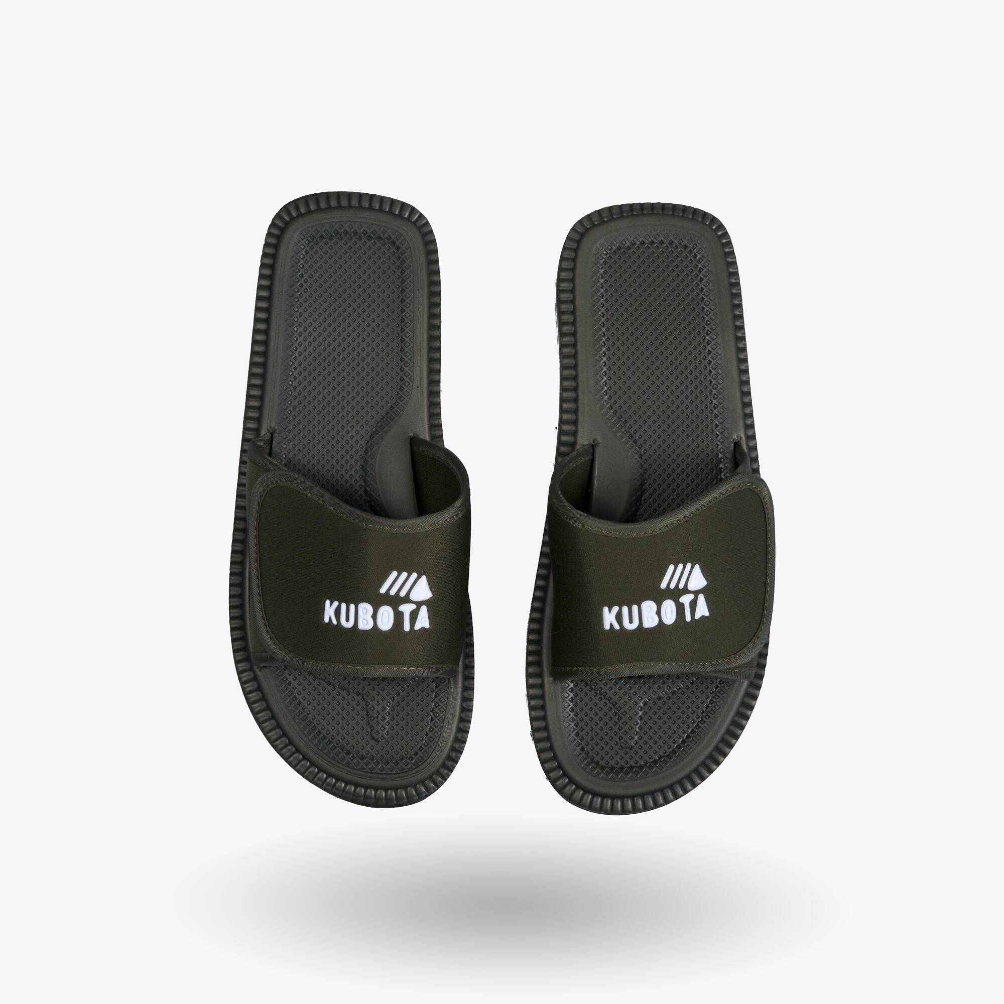 Kubota - Kubota Claquettes À Scratch Homme Chaussures - Tongs - Vert - Decathlon