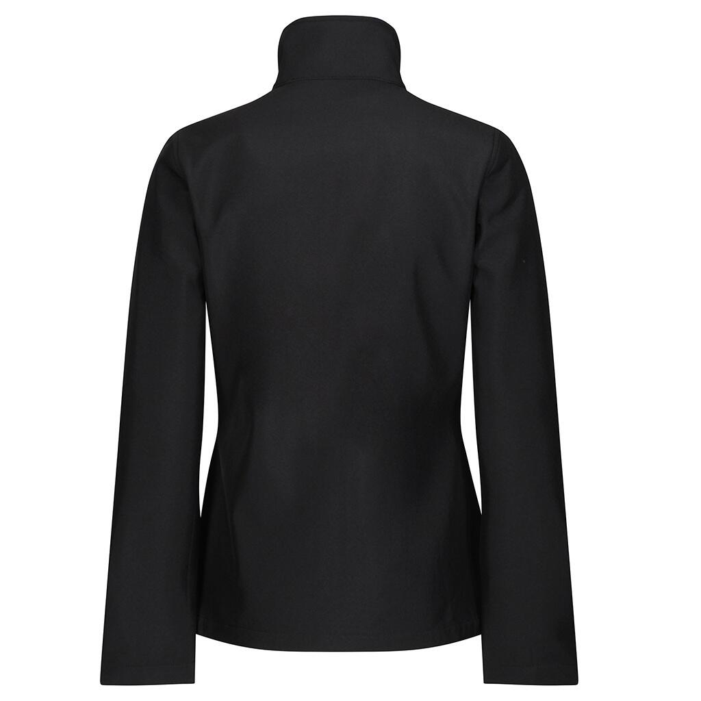 Womens/Ladies Honestly Made Recycled Soft Shell Jacket (Black) 2/4