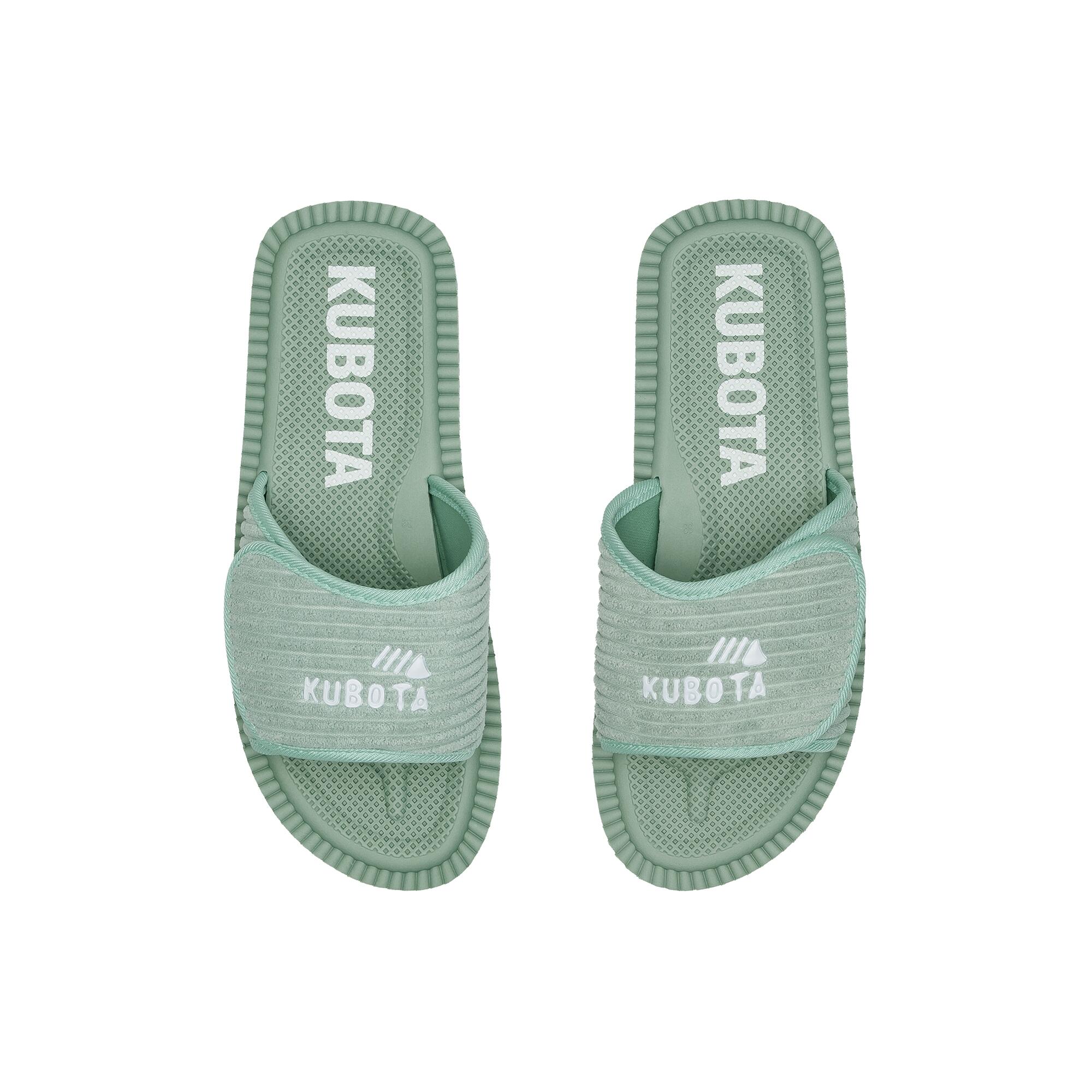Kubota Cord Claquettes à scratch Femme Chaussures 2/6