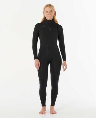 Dawn patrol pro 3/2 borstritssluiting wetsuit zwart