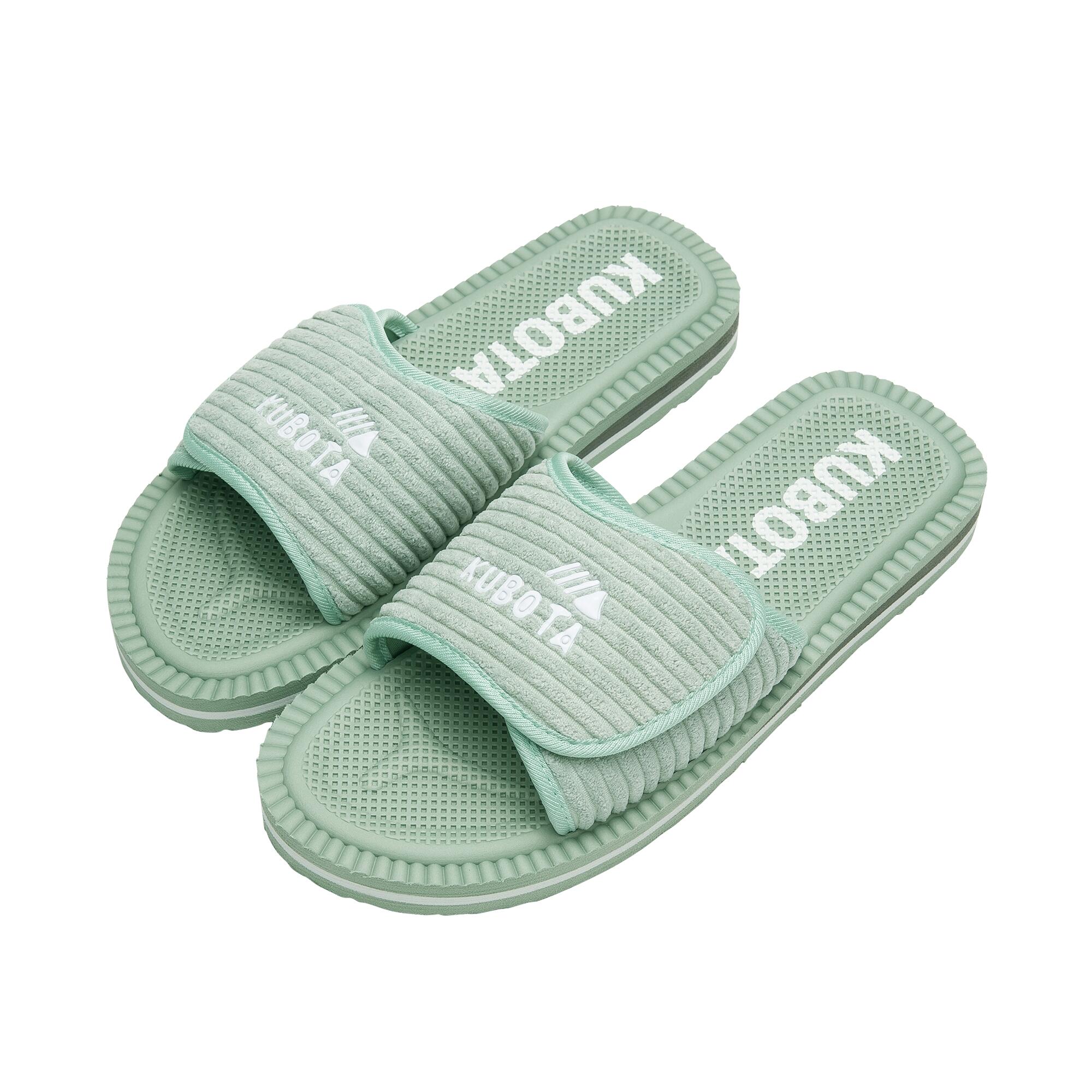 Kubota Cord Claquettes à scratch Femme Chaussures 4/6