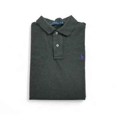 Seconda Mano - Manica corta Polo uomo grigio - Stato eccellente