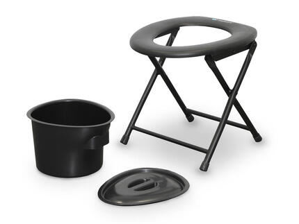 WELLCORE Klappbarer Toilettenstuhl mit Eimer – Stabil und platzsparend