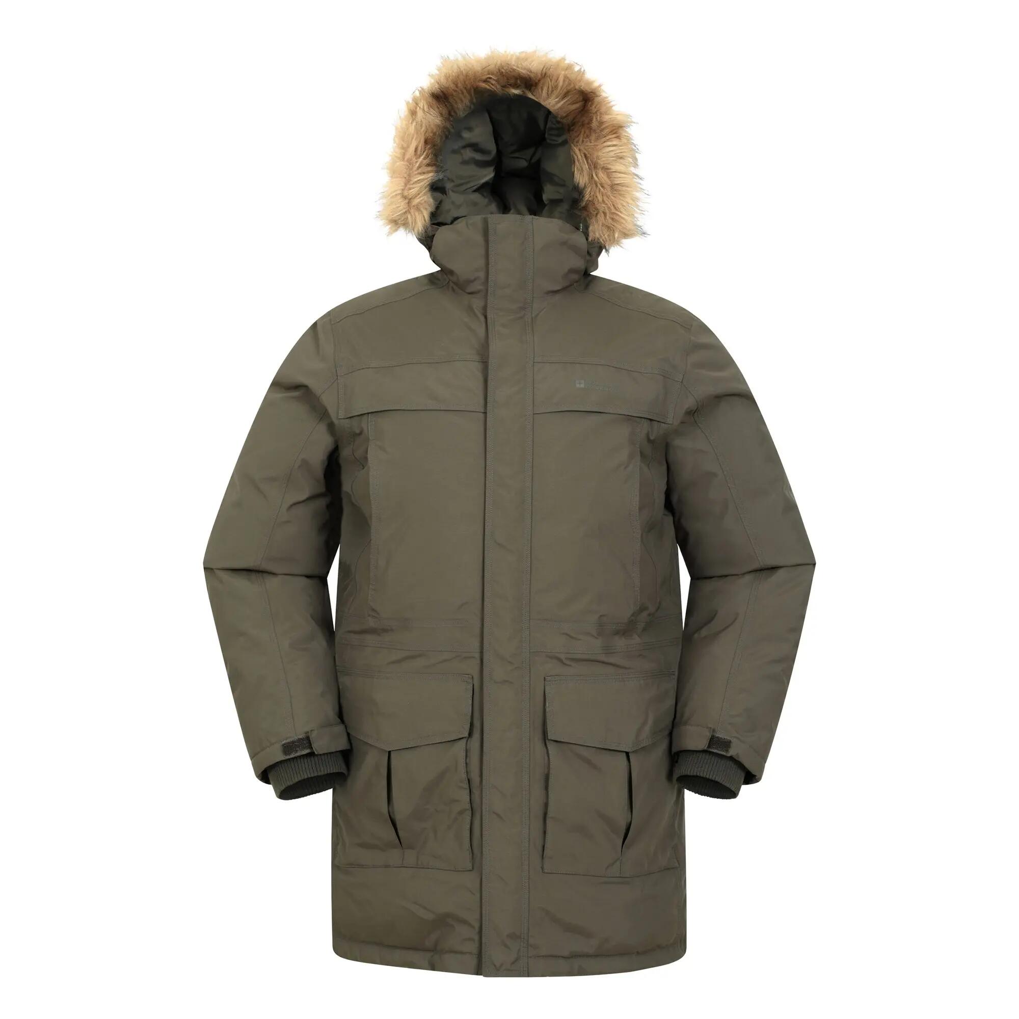Herren Winterwandern Daunenjacke Wasserdicht Kapuze - Antarctic Extreme 5/10