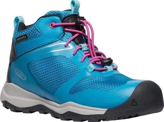 Keen Wanduro Mid WP Kinder-Wanderschuh Fjord Blue/Fuchsia Gr. 32-33