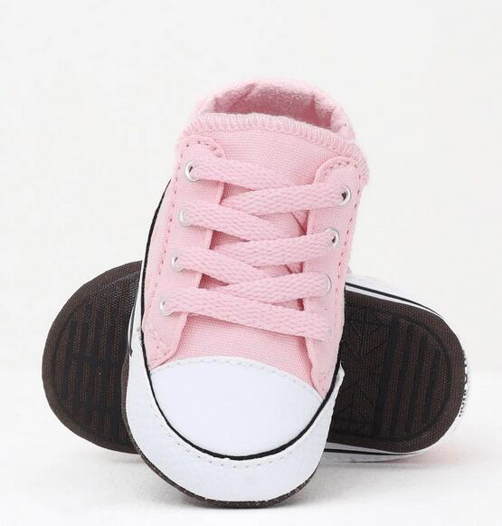 Scarpe bambina da culla converse chuck taylor all star - rosa 5/6