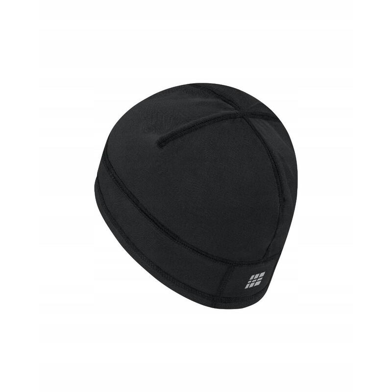 Căciulă alergare termală CEP Core Run Thermal Beanie | protecție vânt - black