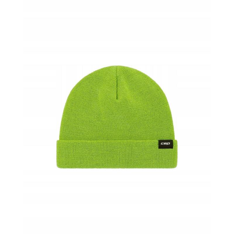 Căciulă alergare termală CEP Core Run Thermal Beanie | protecție vânt - lime