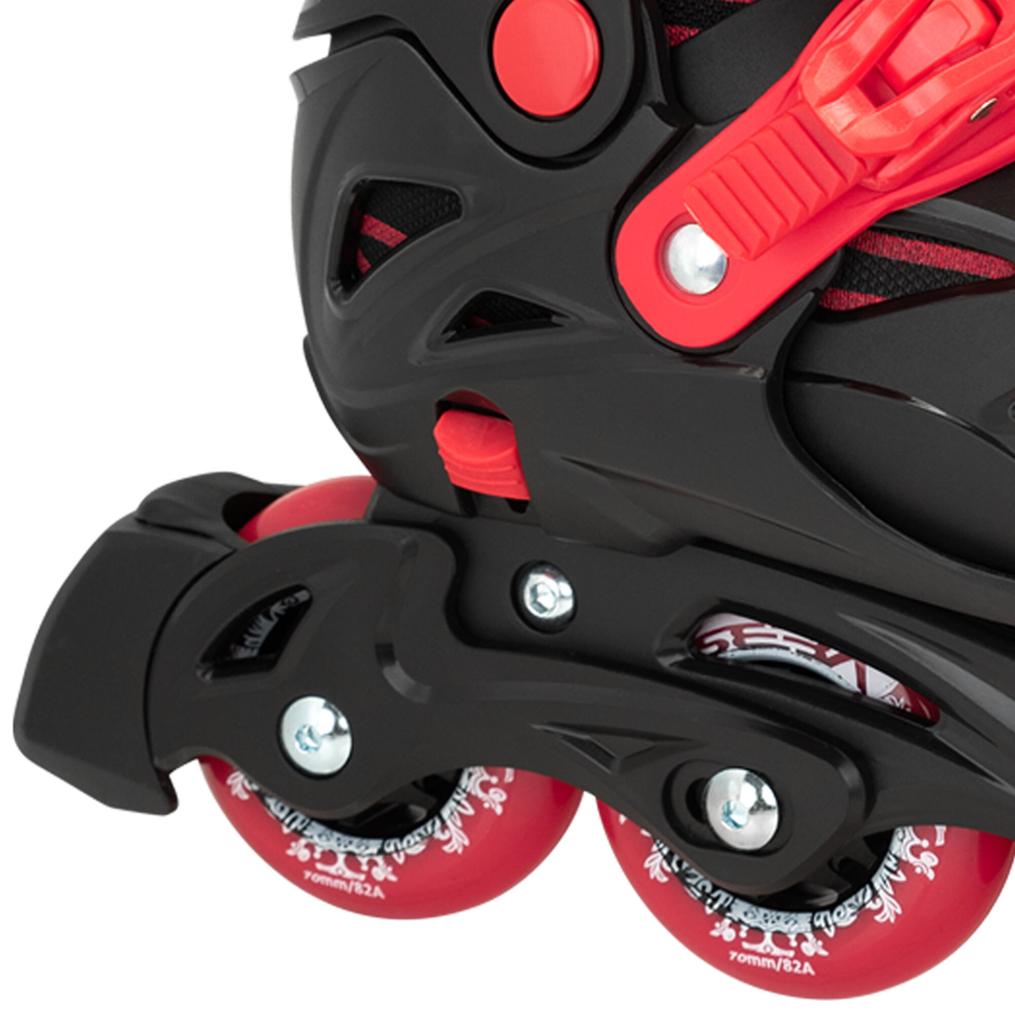 Rolki SEBA STJ Black Red Junior 3/7