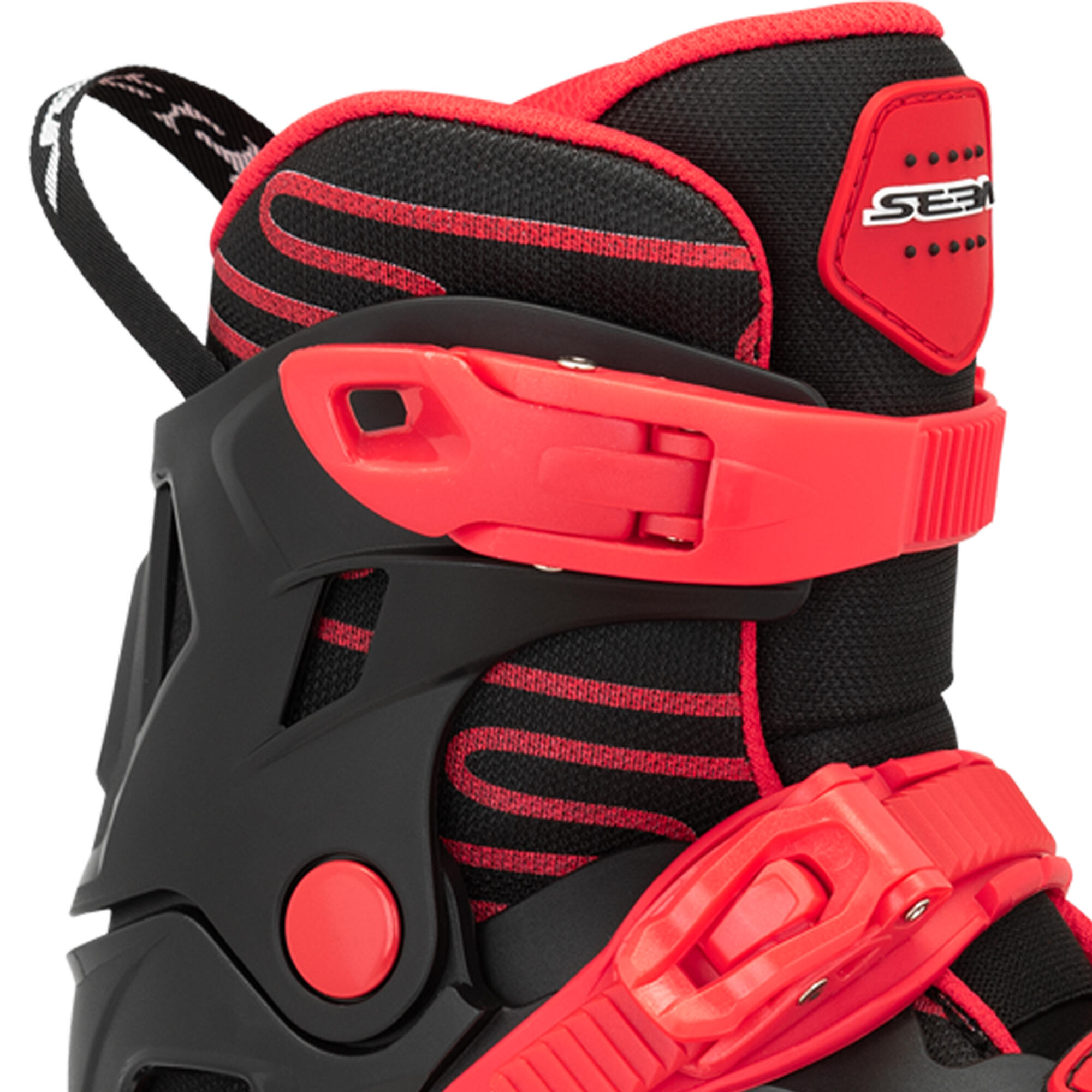 Rolki SEBA STJ Black Red Junior 2/7