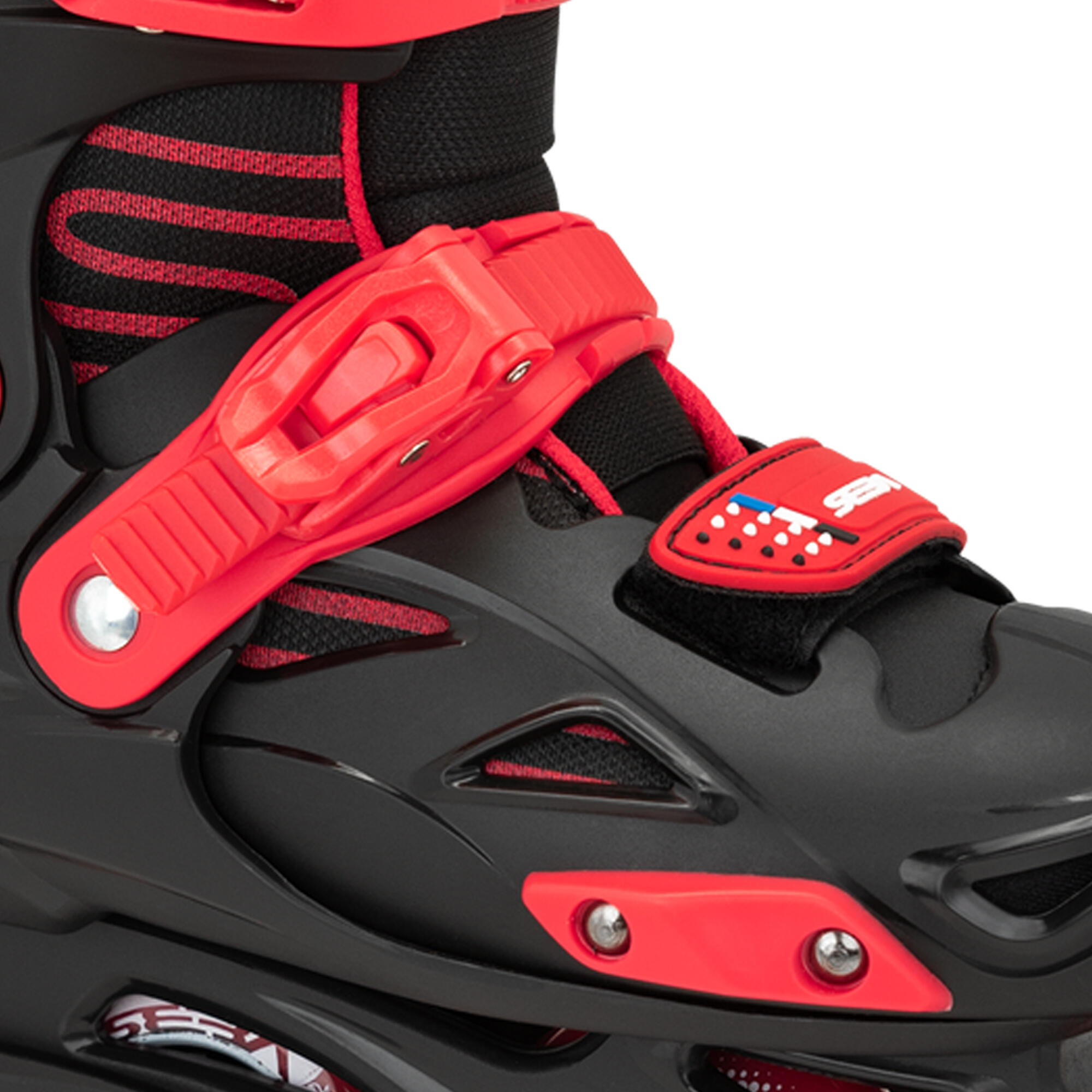 Rolki SEBA STJ Black Red Junior 5/7
