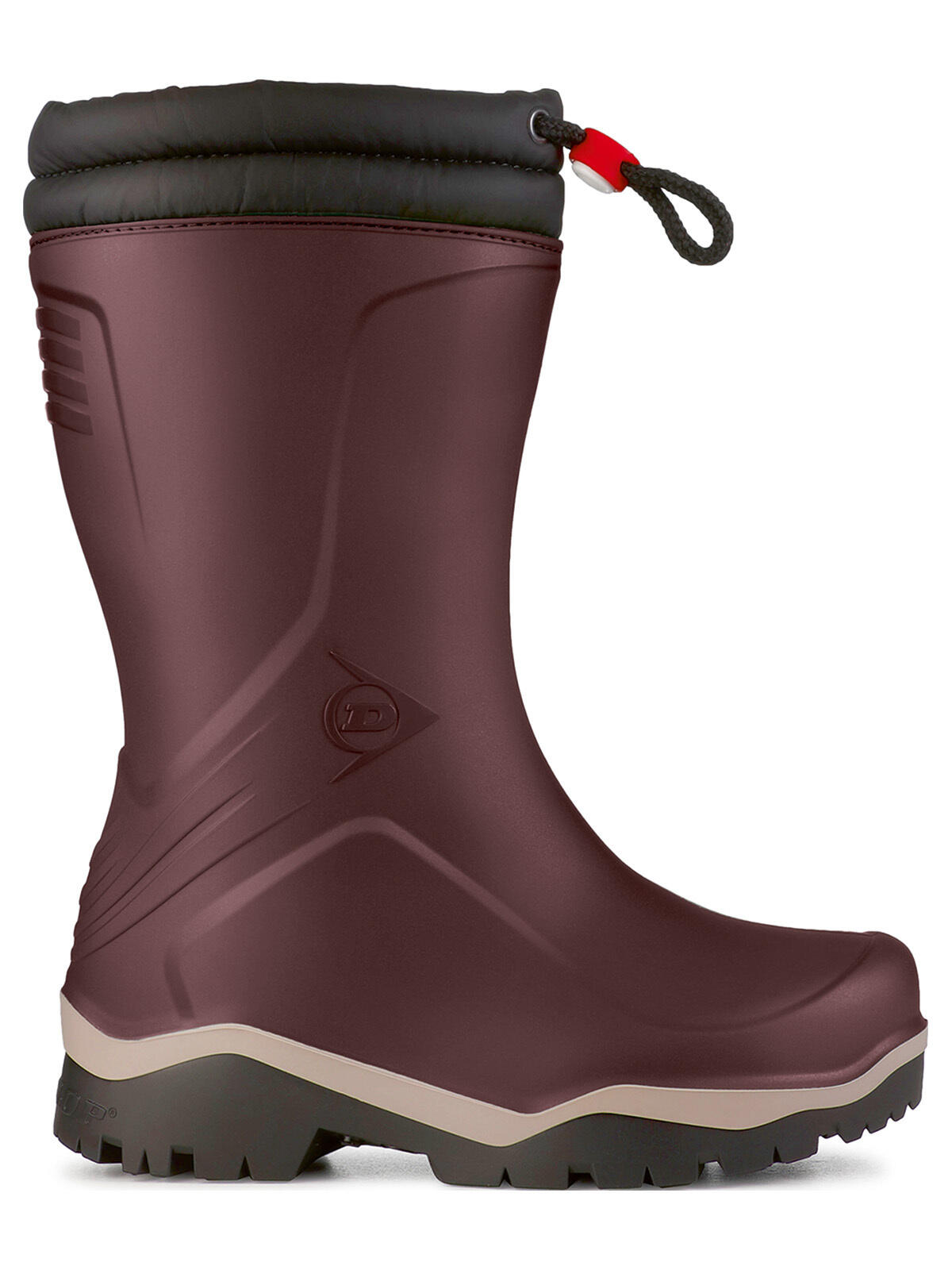 DUNLOP Laarzen MK0KV45 Kinder Blizzard Bordeaux/Grijs/Zwart 3/7