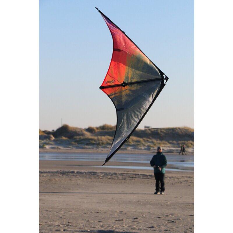 Pipa acrobática Spiderkites Buddy 2025 Vermelho - Preto 020081 Vermelho 123 x 55 2/4