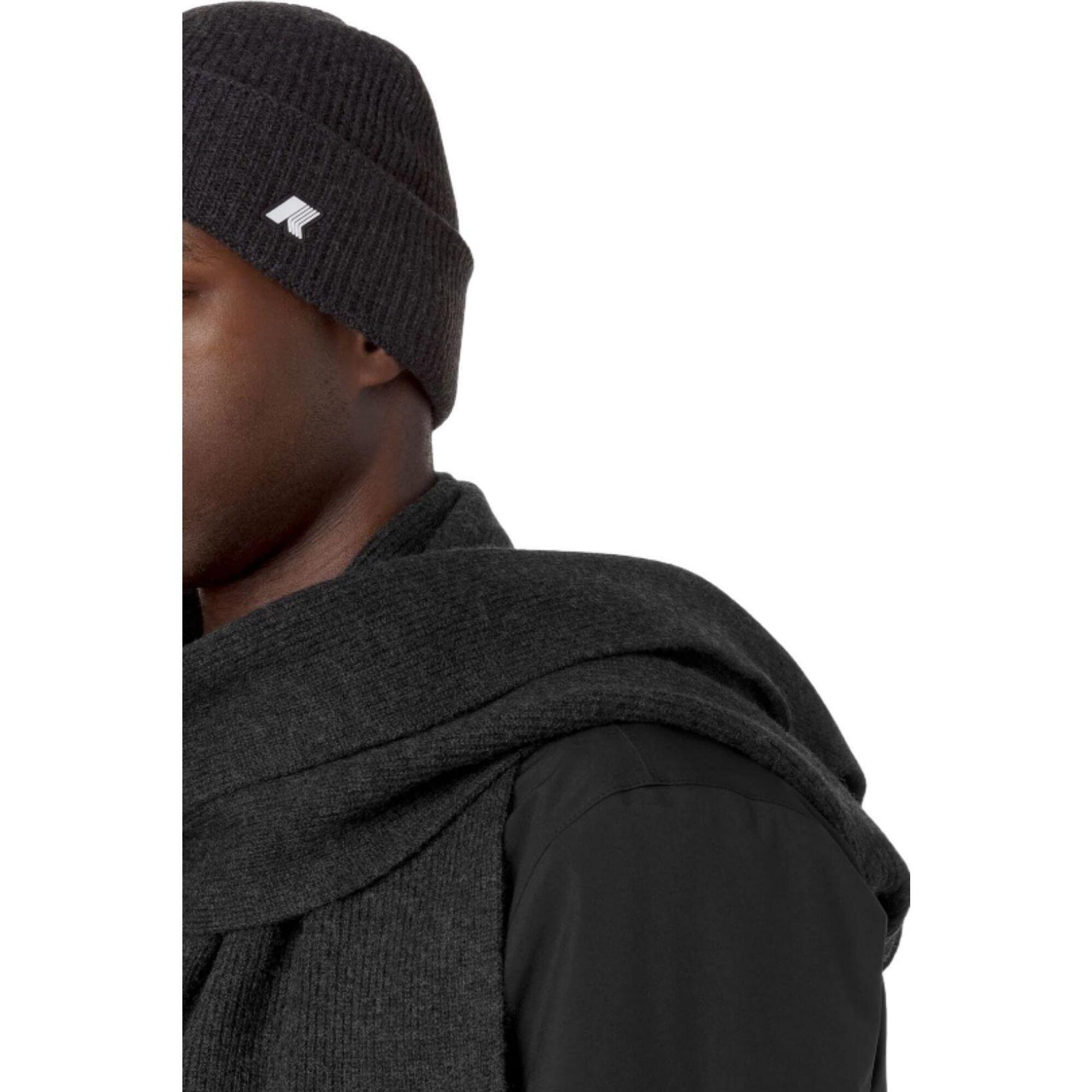 K-way - Cuffia Unisex Brice Cardigan Stitch Wool - Bonnet - Noir - 40 M - Decathlon