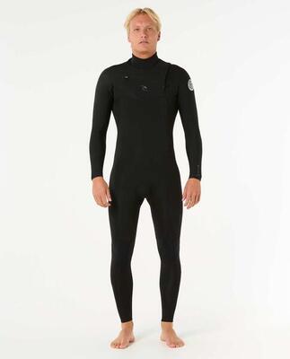 Dawn patrol 3/2 borstritssluiting wetsuit zwart