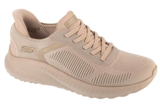 Zapatillas Mujer Skechers Bobs Squad Chaos Beige