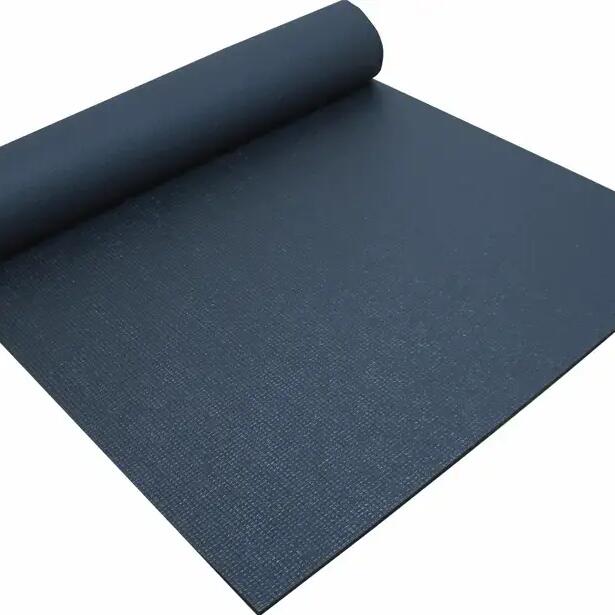 Yoga mat - dark blue - Good grip - made in Europe - 180x60x0.45 cm