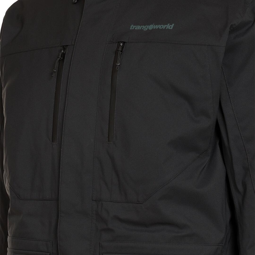 Parka para Hombre Trangoworld Wollaston termic Negro/Negro Impermeable 3/3