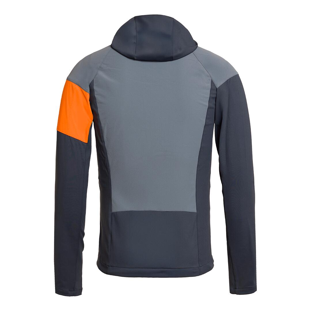 Chaqueta para Hombre Trangoworld Adamello Gris/Gris/Naranja 2/6