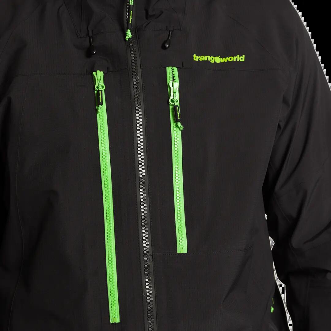 Chaqueta para Hombre Trangoworld Trx2 shell lt evo Negro Impermeable 6/7