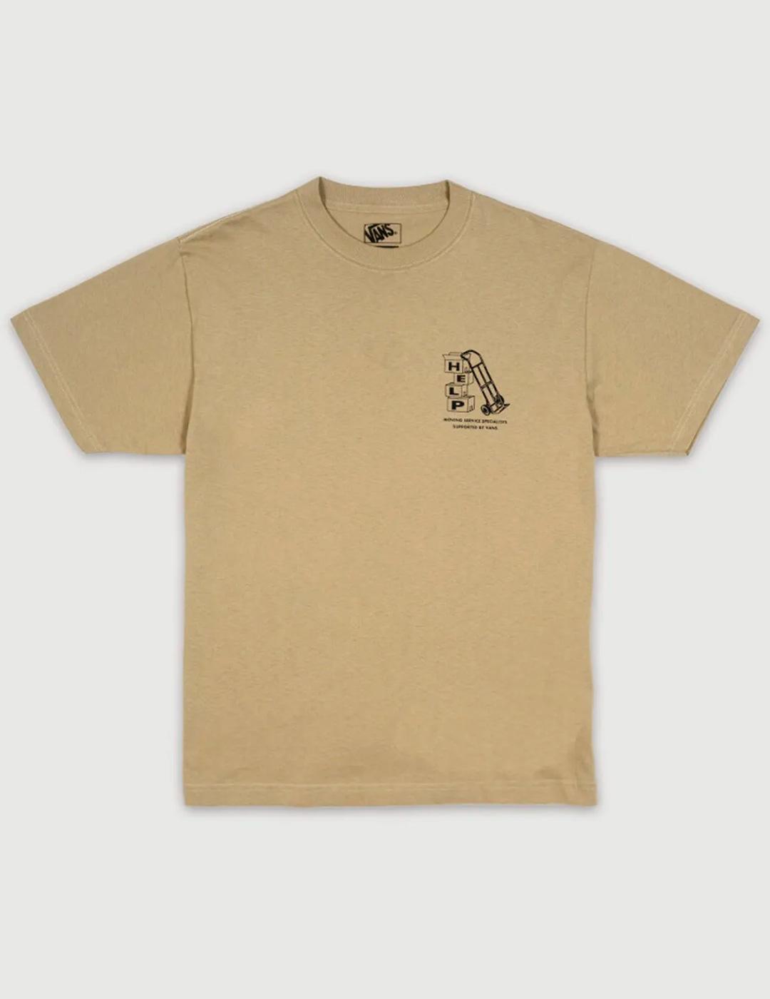 Camiseta para Homem Vans Verde. 3/5