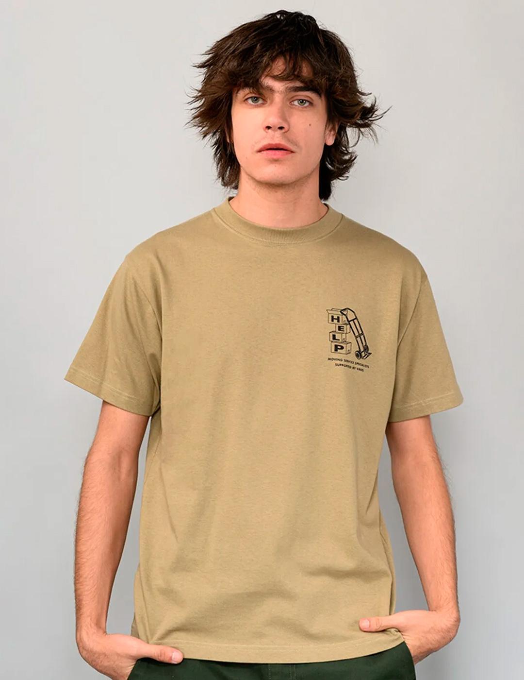 Camiseta para Homem Vans Verde. 2/5