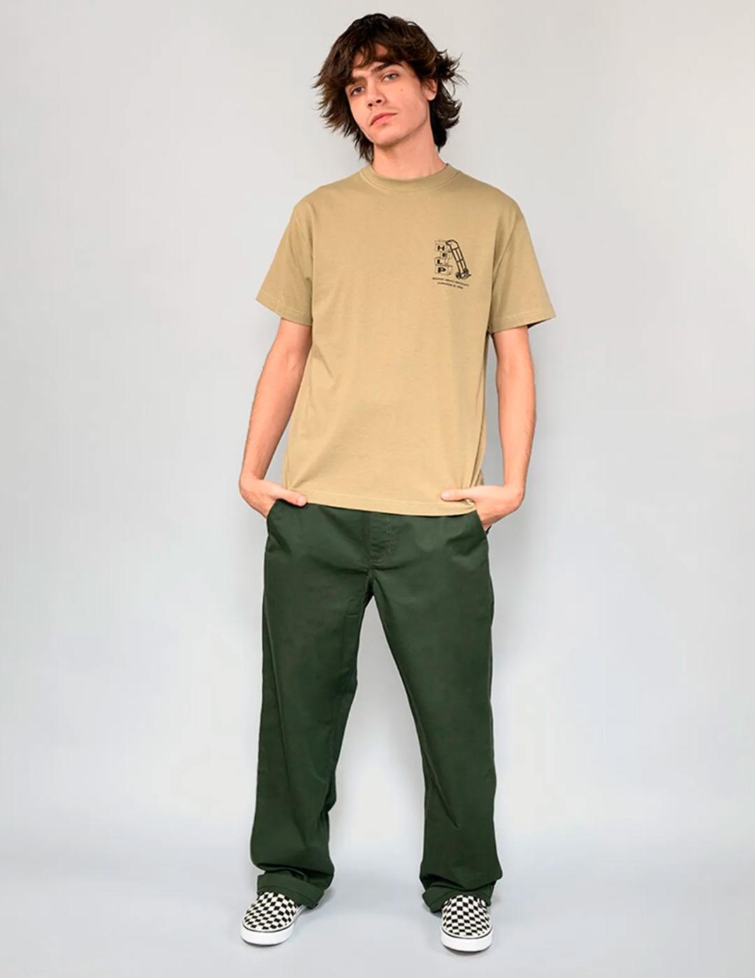 Camiseta para Homem Vans Verde. 5/5