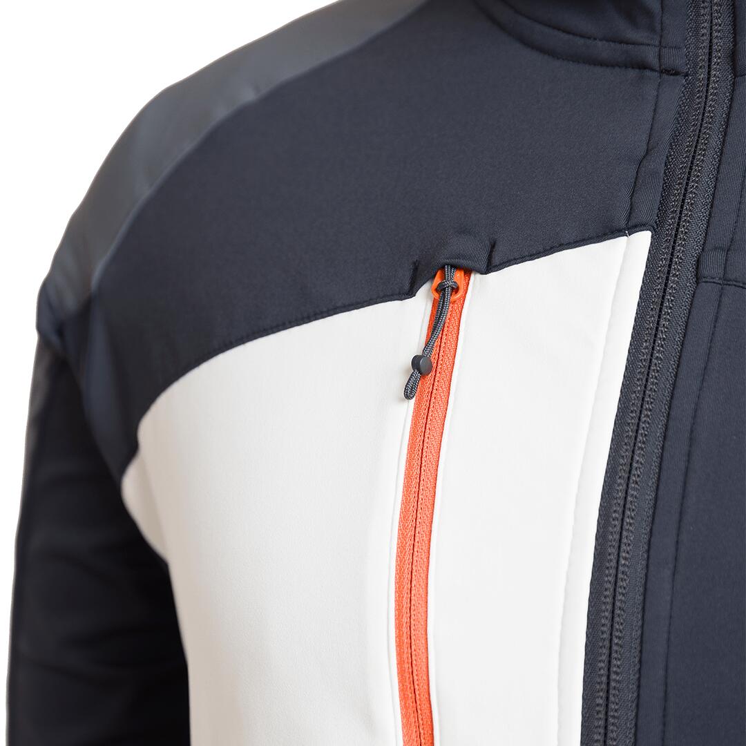 Chaqueta para Hombre Trangoworld Adamello Gris/Gris/Naranja 6/6