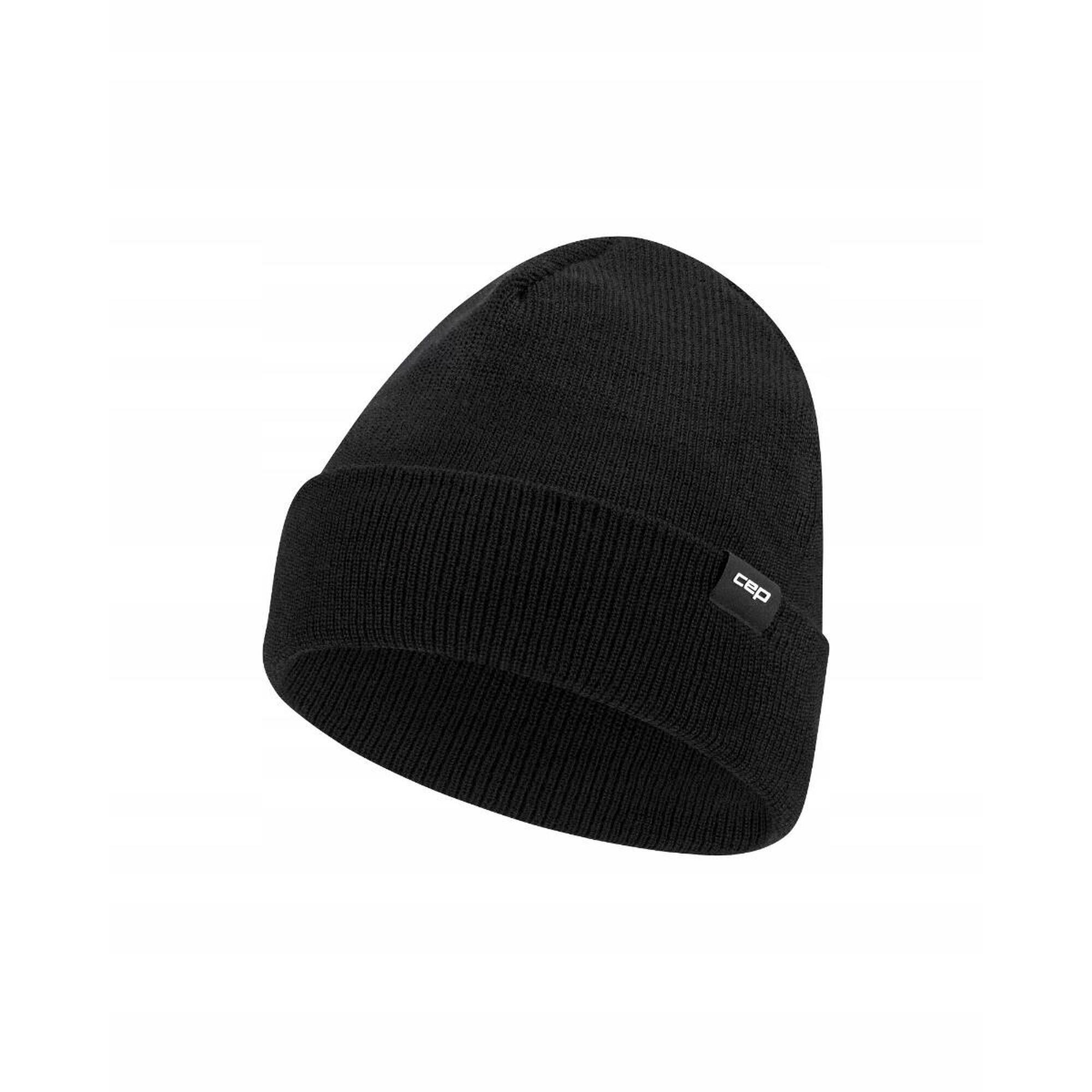 Ciepła czapka beanie z wełną merino Core Run CEP