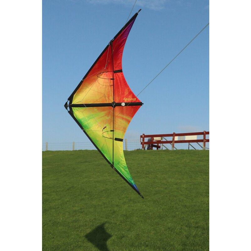 Stuntvlieger Spiderkites Buddy 2025 Rainbow 020080 Regenboog 123 x 55 cm 2/2