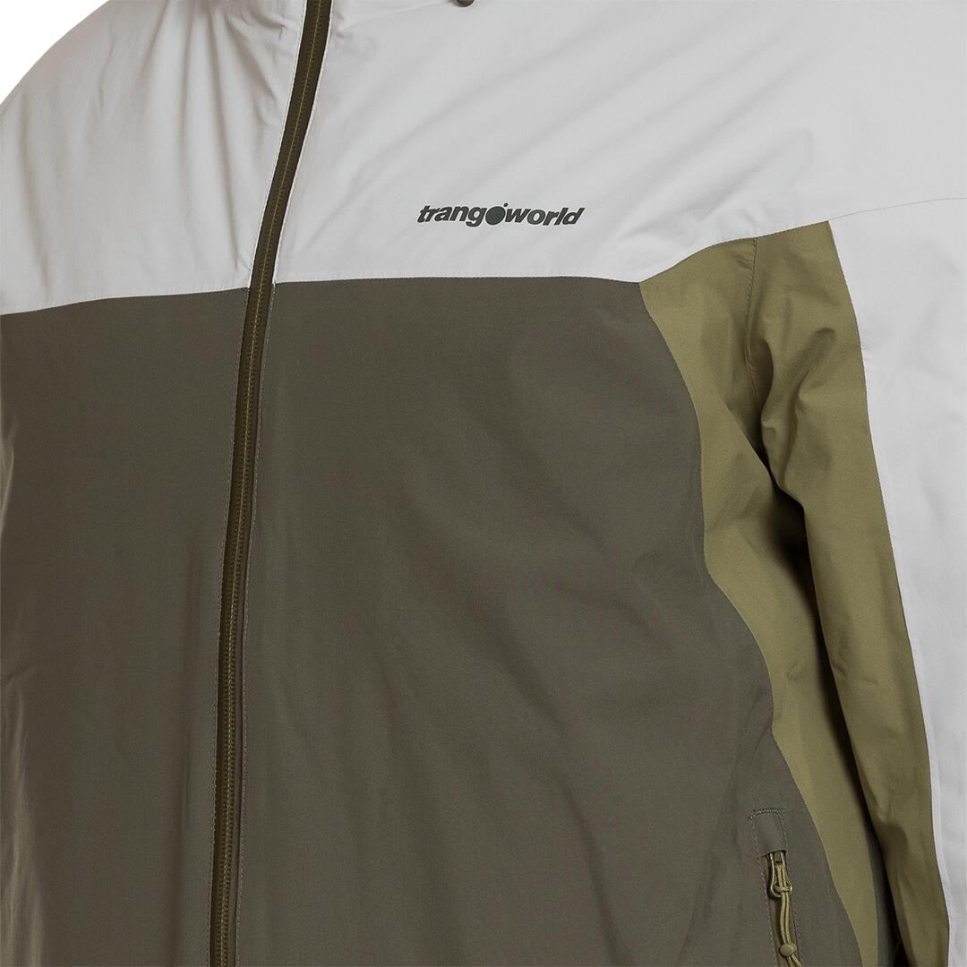 Chaqueta para Hombre Trangoworld Granby termic Gris/Verde/Verde Impermeable 3/3