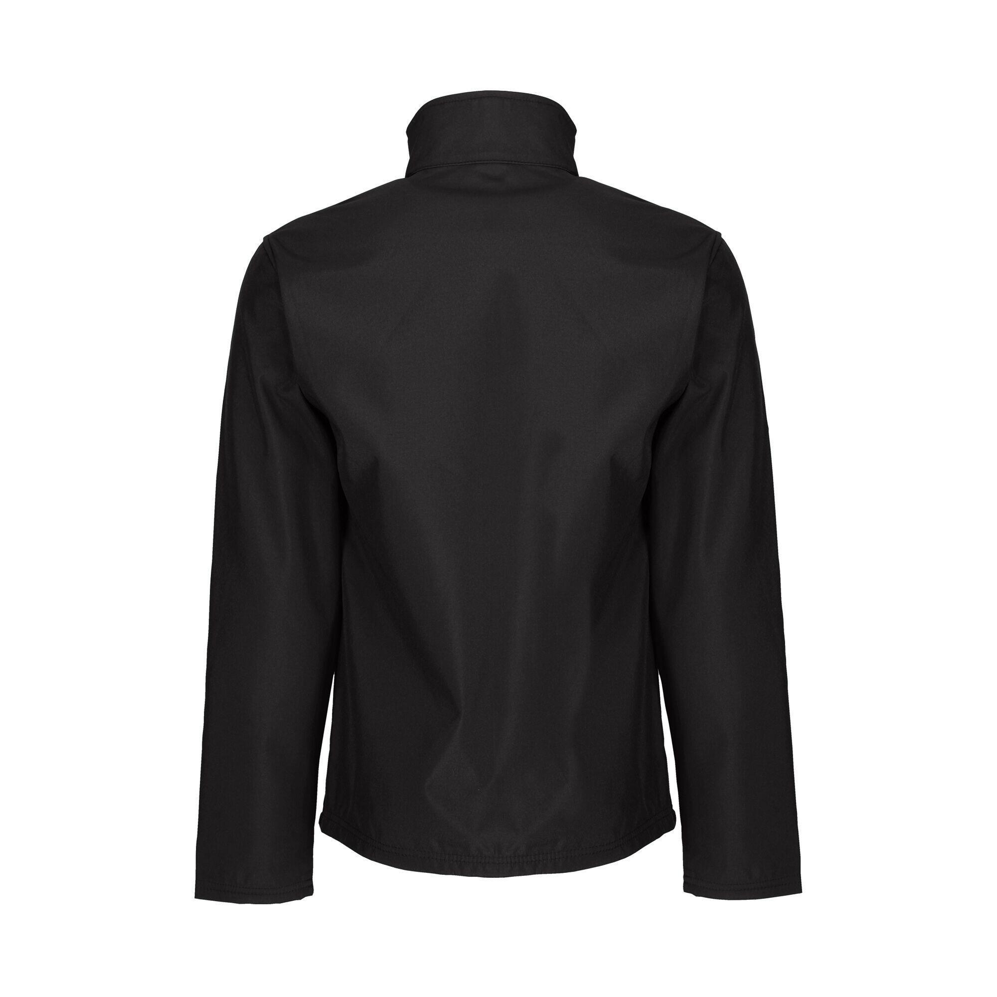 Professional Mens Octagon II Waterproof Softshell Jacket (Black/Black) 2/4