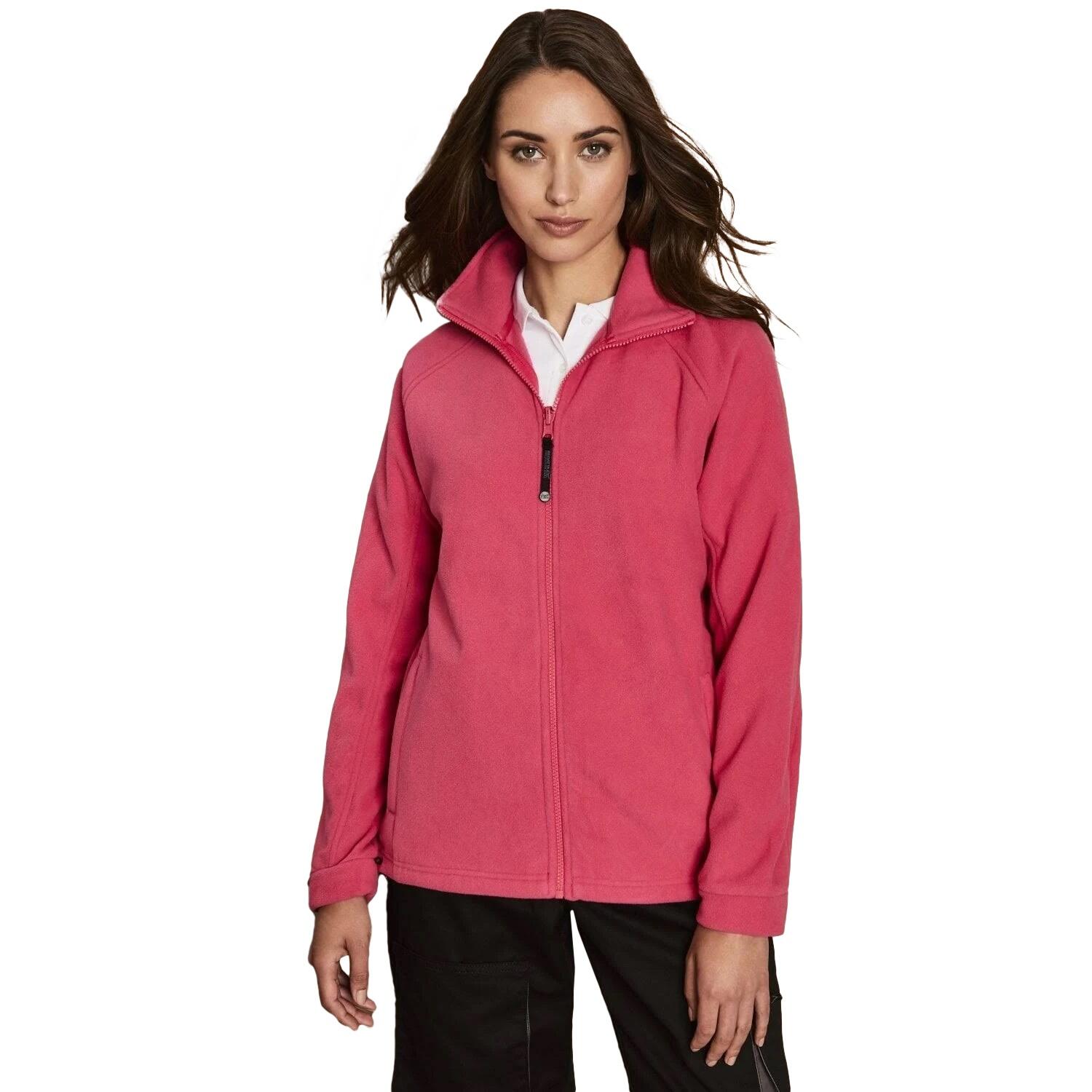 Womens/Ladies Thor III AntiPill Fleece Jacket (Hot Pink) 2/4