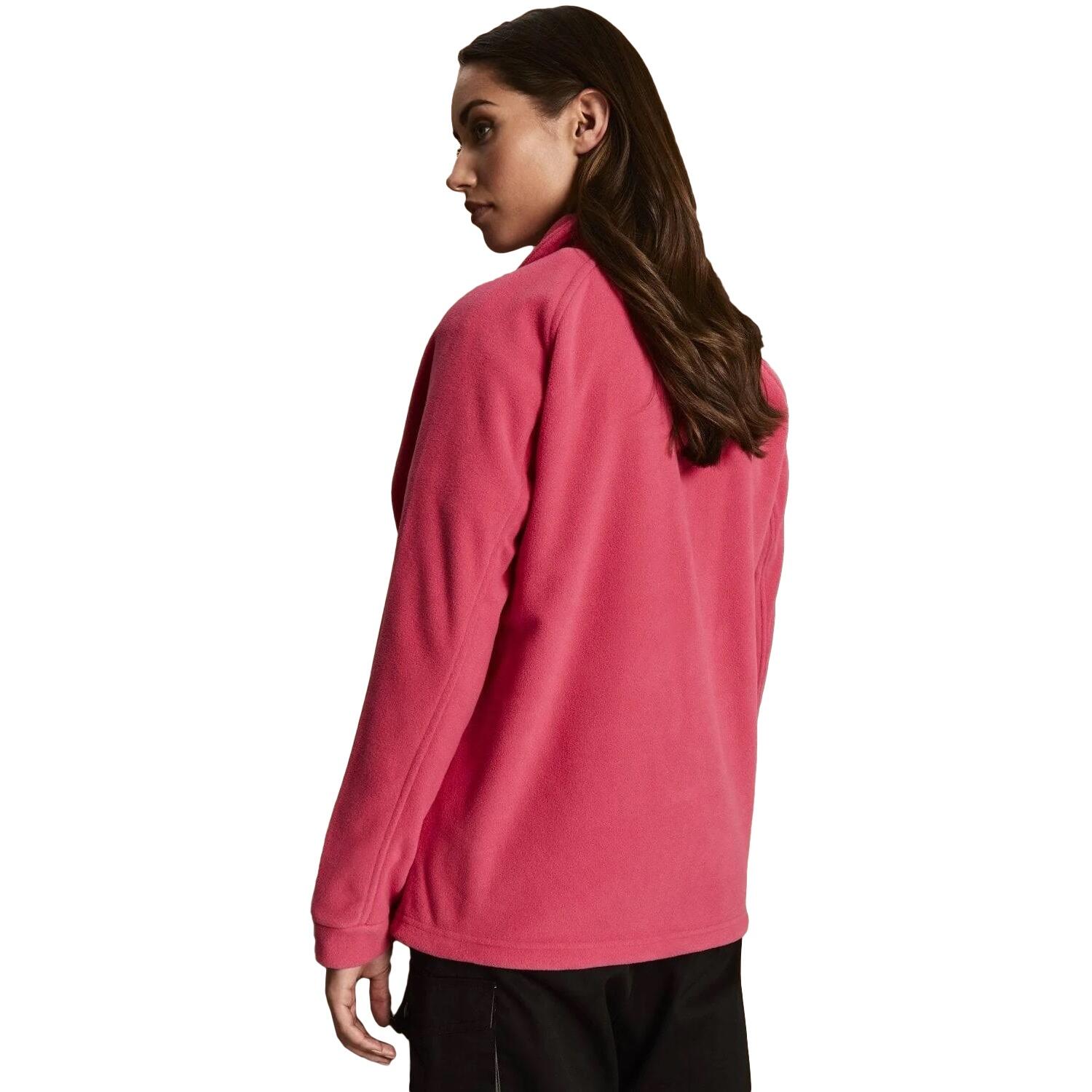 Womens/Ladies Thor III AntiPill Fleece Jacket (Hot Pink) 3/4