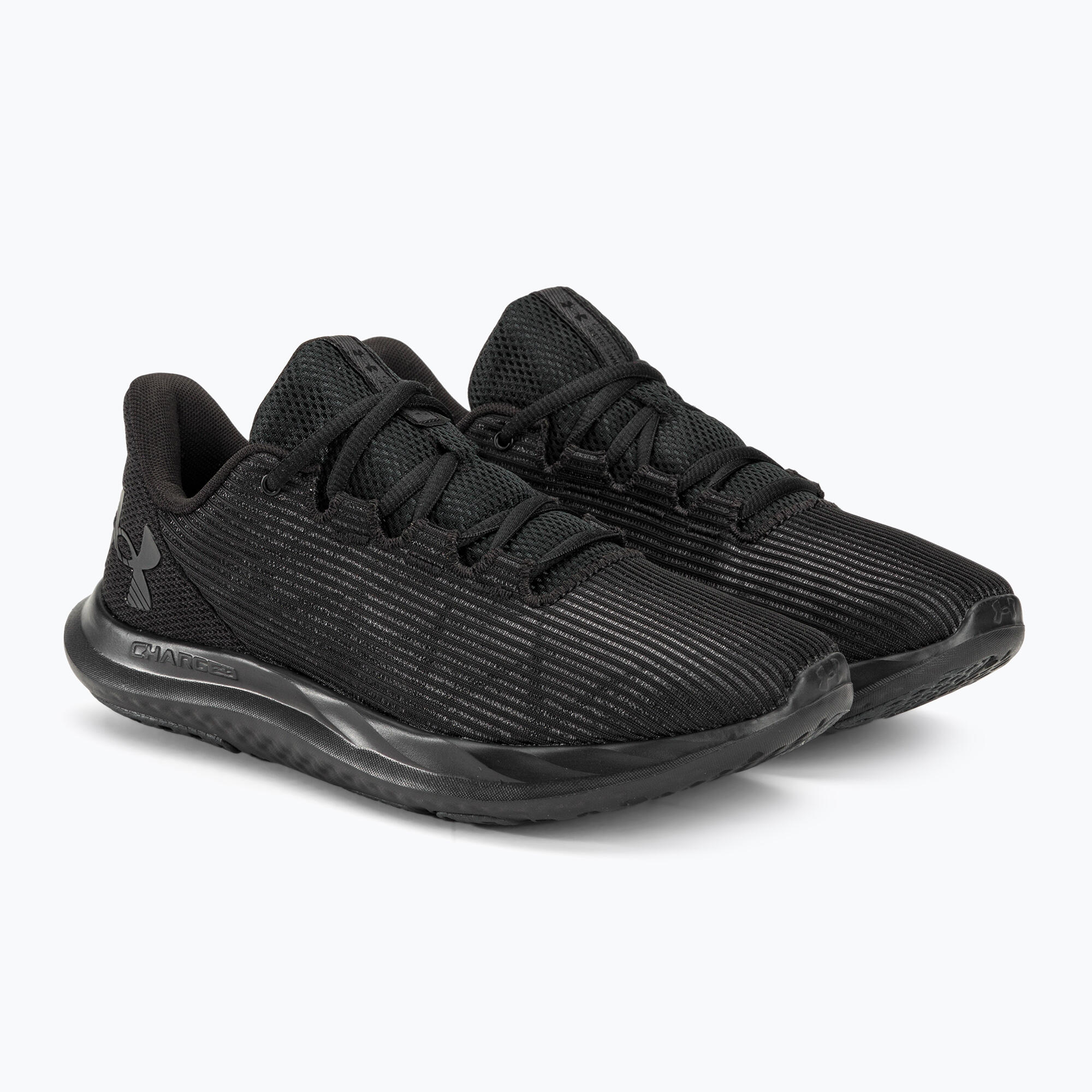 Heren Charged Speed Swift Trainers (Zwart) 4/7