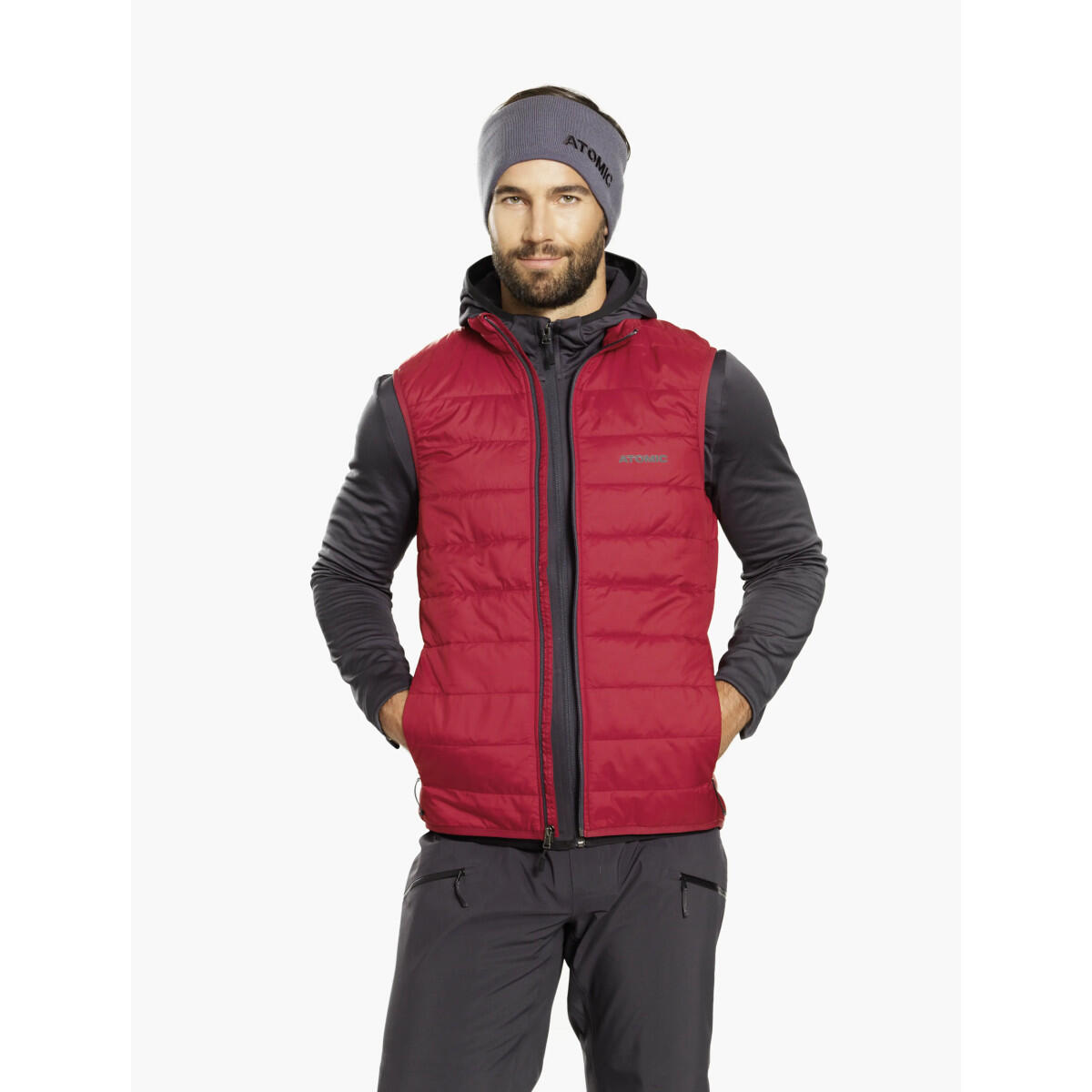 Kamizelka Atomic Revent Primaloft Vest-Rio Red 3/4