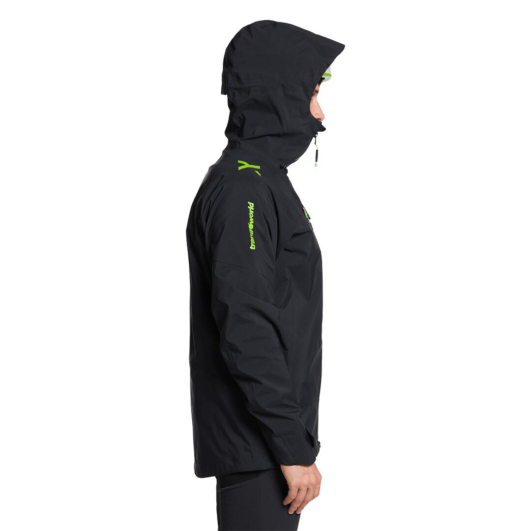 Chaqueta para Hombre Trangoworld Trx2 shell evo Negro/Verde/Negro Impermeable 4/7