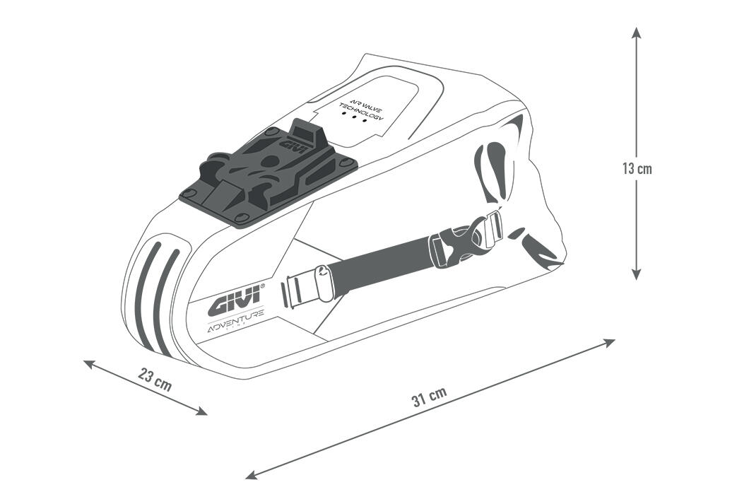 Gateway 6 - Borsa da sella impermeabile per bici Gravel e Mountain Bike 7/7