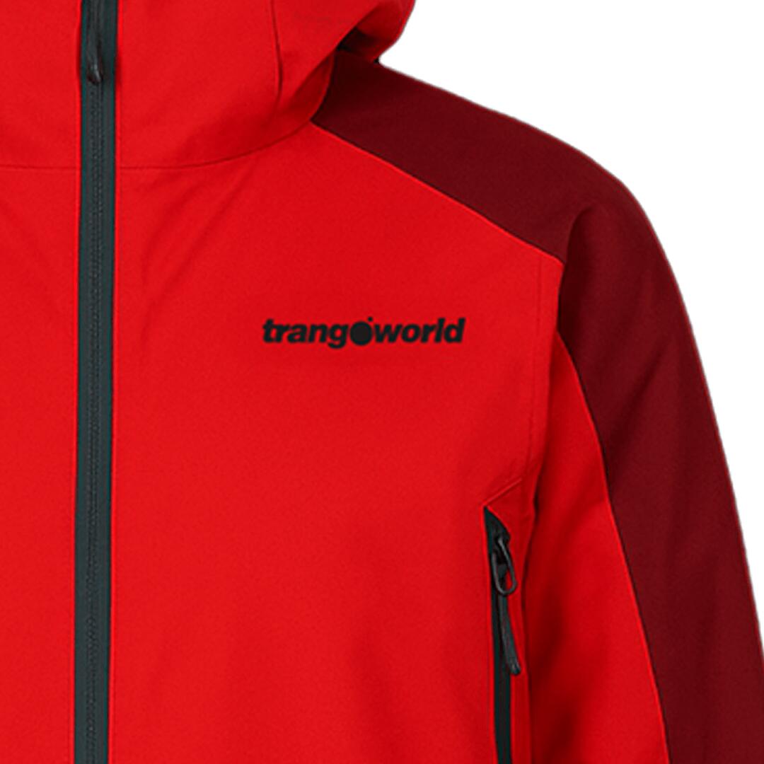Chaqueta para Hombre Trangoworld Aladren Rojo/Rojo Impermeable 2/2
