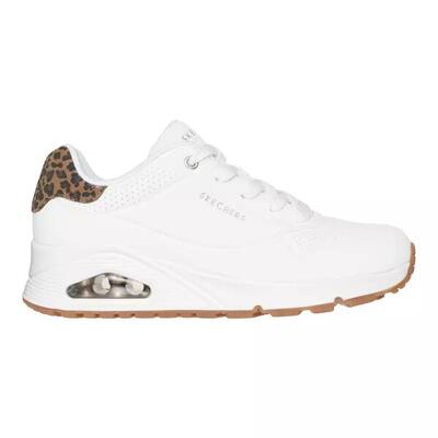 Sneakers skechers uno-jungle nite, wit, dames