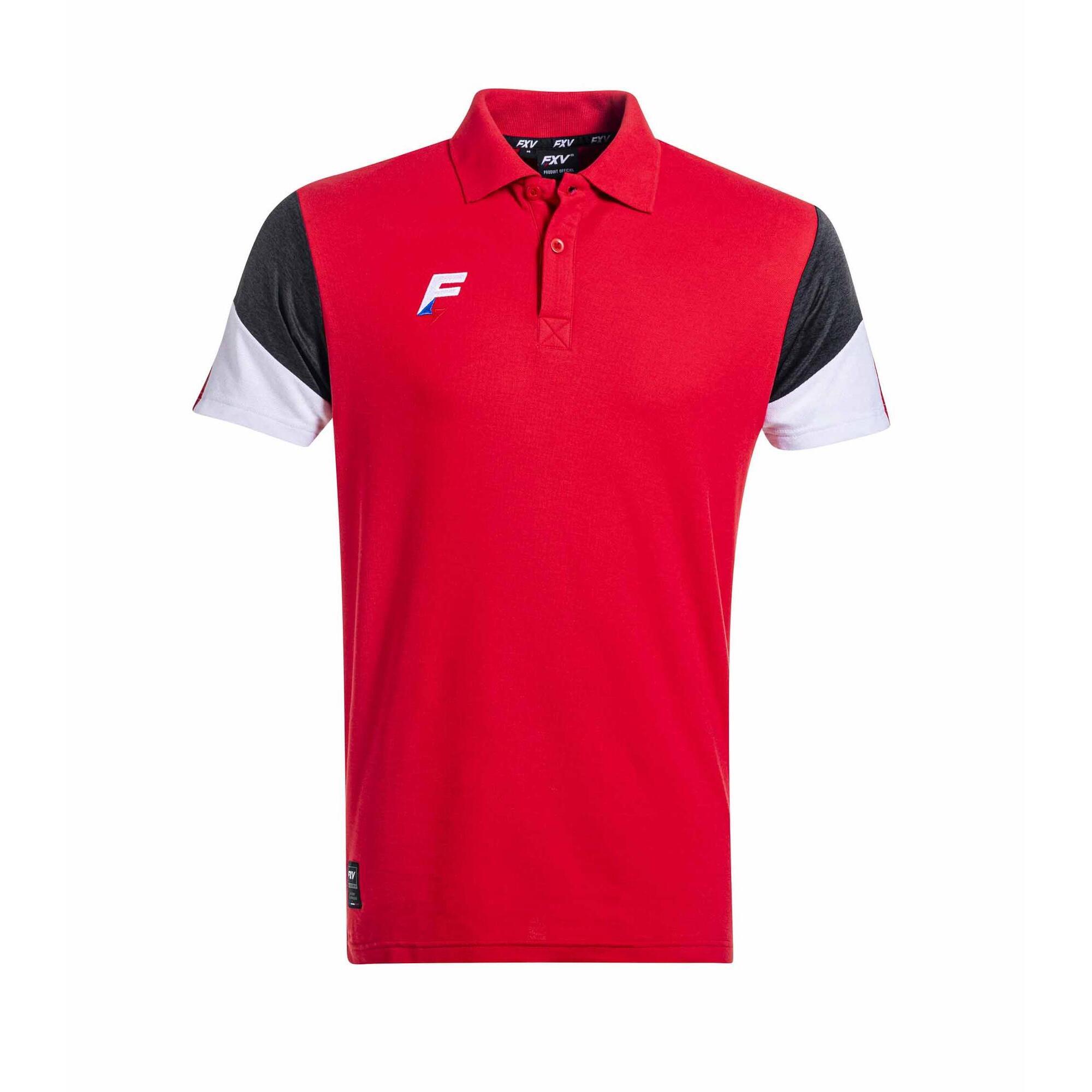 Force Xv - Polo De Rugby Chistera Force Xv Rouge-noir - Polo Manches Courtes - Rouge - Decathlon