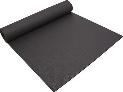 Yogamatte – dunkelgrau – rutschfest – hergestellt in Deutschland – 180x60cm