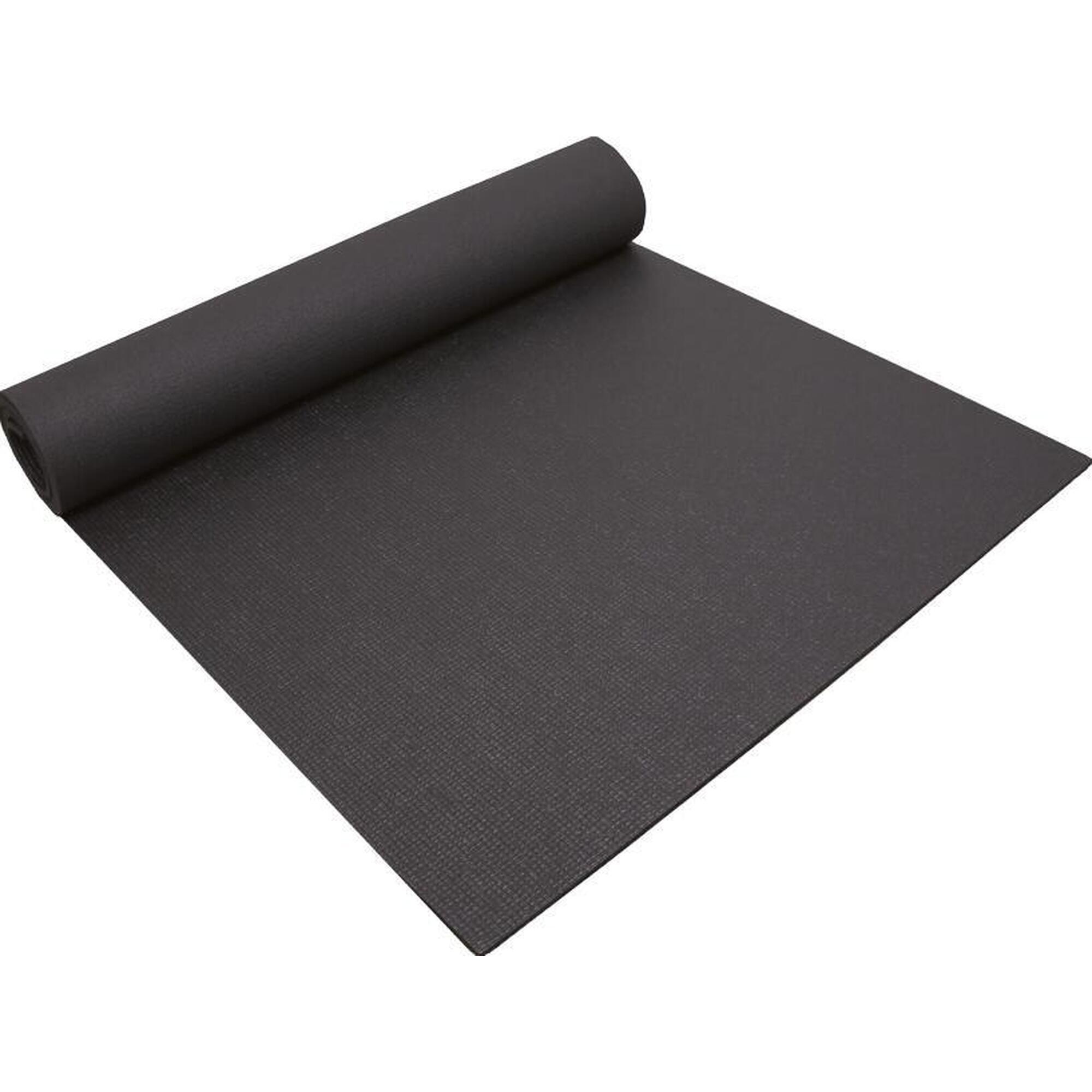 Pierre Sports - Tapis De Yoga - Gris Foncé - Bonne Adhérence - Fait En Europe - 180x60x0,45cm - Tapis De Yoga - Gris - 180 Cm - Decathlon