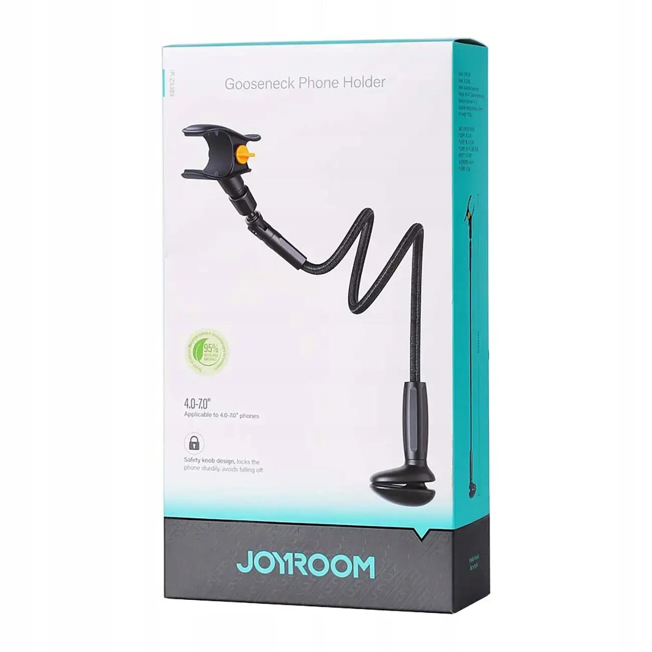 Uchwyt na telefon na biurko joyroom elastyczny mocny statyw stojak zacisk 7/7