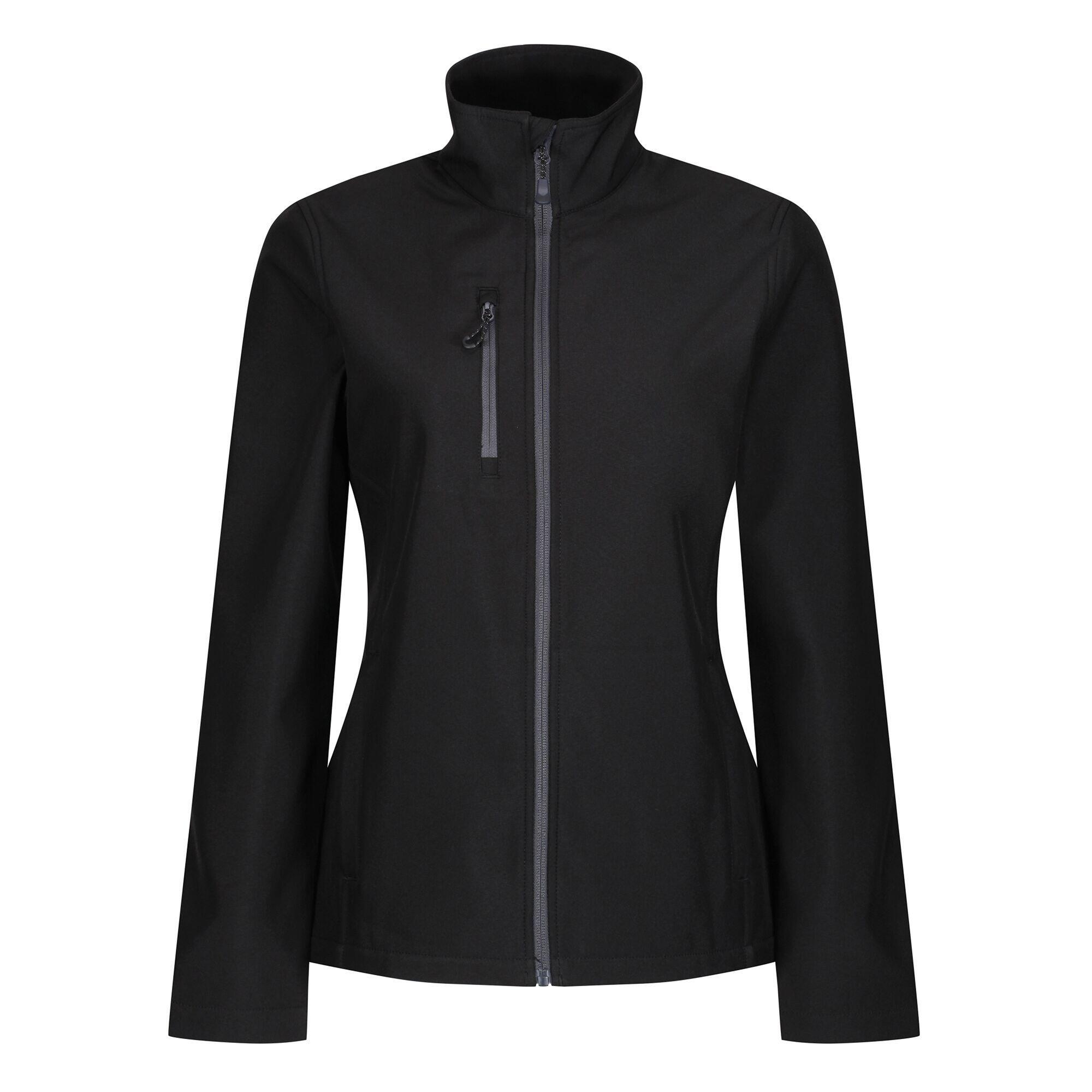 REGATTA Womens/Ladies Honestly Made Softshell Jacket (Black)