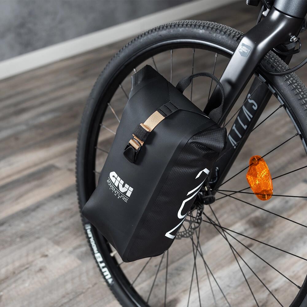 Carrier Sacoche de Fourche 5,5 L Étanche pour Vélo Gravel 6/8