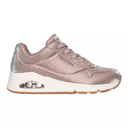 Baskets Femme Baskets Skechers 177162 Rose Argent Skechers
