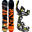 Snowboard set Raven Barracuda Carbon + vázání Raven FT360