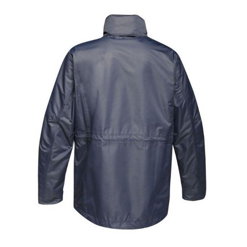 Herren Jacke Benson III mit Kapuze Damen und Herren Blaugrau